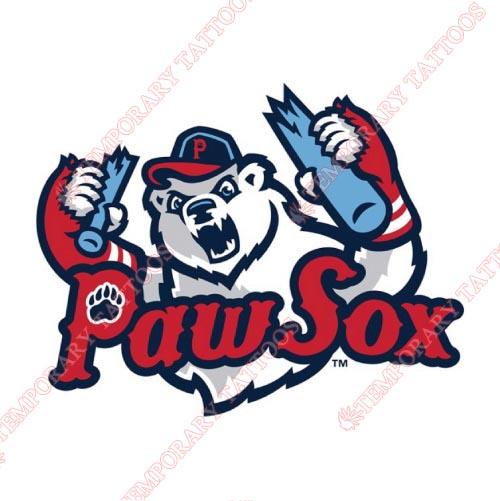 Pawtucket Red Sox Customize Temporary Tattoos Stickers NO.7999